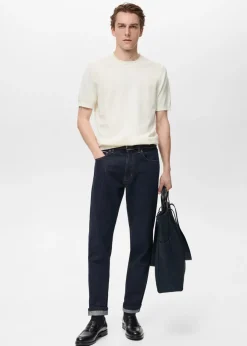 MANGO Koszulki*Koszulka z cienkiej dzianiny bawełnianej