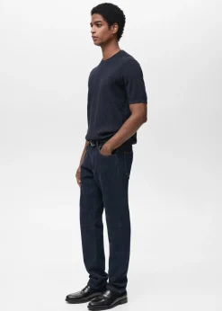 MANGO Koszulki*Koszulka z cienkiej dzianiny z plecionym motywem