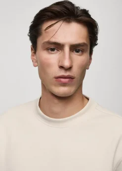 MANGO Koszulki*Koszulka z dresowej tkaniny regular fit