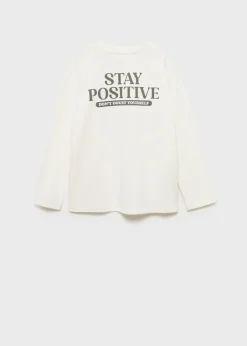 Dzieci MANGO Koszulki*Koszulka z długiem rękawem i nadrukiem