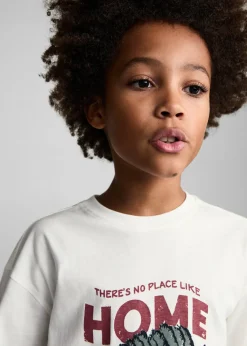 Dzieci MANGO Koszulki*Koszulka z długiem rękawem i nadrukiem