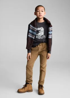 Dzieci MANGO Koszulki*Koszulka z długiem rękawem i nadrukiem