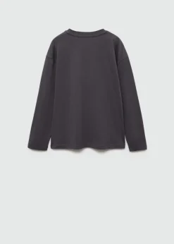 Dzieci MANGO Koszulki*Koszulka z długiem rękawem i nadrukiem