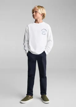 Dzieci MANGO Koszulki*Koszulka z długiem rękawem i nadrukiem