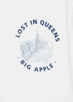 Dzieci MANGO Koszulki*Koszulka z długiem rękawem i nadrukiem