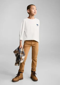 Dzieci MANGO Koszulki*Koszulka z długiem rękawem i nadrukiem