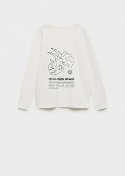 Dzieci MANGO Koszulki*Koszulka z długiem rękawem i nadrukiem