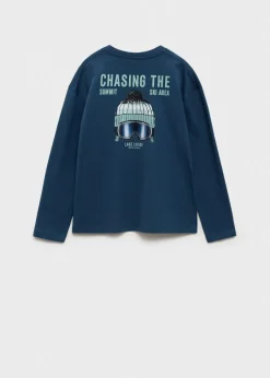 Dzieci MANGO Koszulki*Koszulka z długiem rękawem i nadrukiem