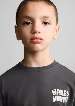 Dzieci MANGO Koszulki*Koszulka z długiem rękawem i nadrukiem