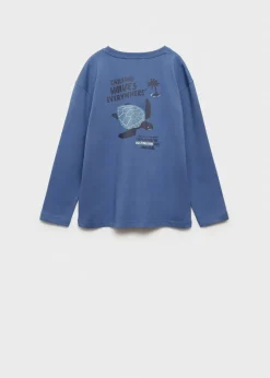 Dzieci MANGO Koszulki*Koszulka z długiem rękawem i nadrukiem