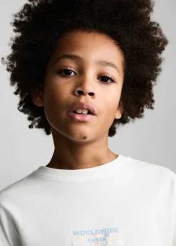 Dzieci MANGO Koszulki*Koszulka z długiem rękawem i nadrukiem