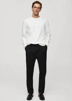 MANGO Koszulki*Koszulka z długim rękawem ze 100% bawełny