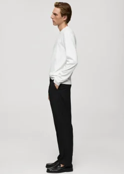 MANGO Koszulki*Koszulka z długim rękawem ze 100% bawełny