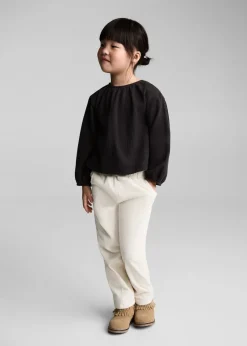 Dzieci MANGO Koszulki*Koszulka z długimi bufiastymi rękawami