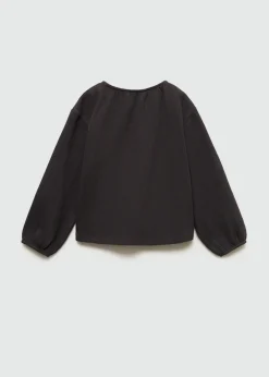 Dzieci MANGO Koszulki*Koszulka z długimi bufiastymi rękawami