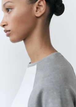 MANGO Koszulki*Koszulka z długimi kontrastowymi rękawami