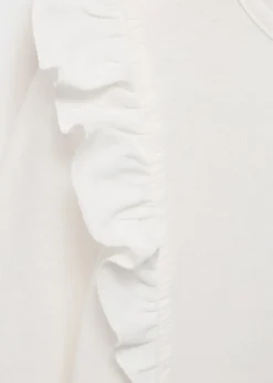 Dzieci MANGO Koszulki*Koszulka z długimi rękawami i falbankami