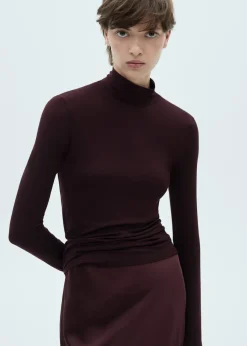 MANGO Koszulki*Koszulka z długimi rękawami i półgolfem