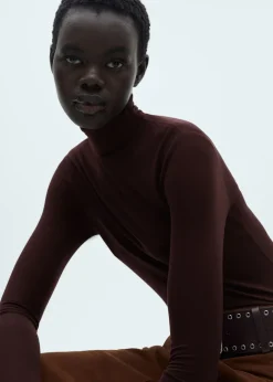 MANGO Koszulki*Koszulka z długimi rękawami i półgolfem