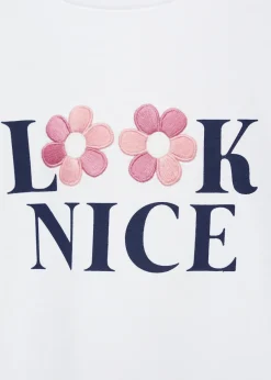 Dzieci MANGO Koszulki I Topy*Koszulka z długimi rękawami i falbankami