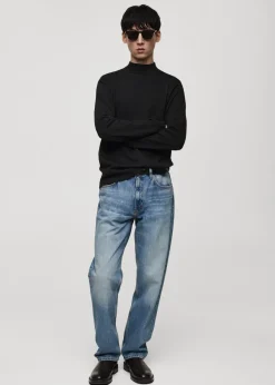 MANGO Koszulki*Koszulka z długimi rękawami i półgolfem