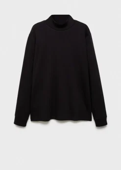 MANGO Koszulki*Koszulka z długimi rękawami i półgolfem