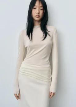 MANGO Koszulki*Koszulka z długimi rękawami i półgolfem