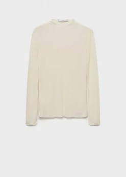 MANGO Koszulki*Koszulka z długimi rękawami i półgolfem