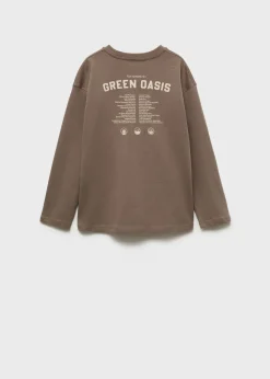 Dzieci MANGO Koszulki*Koszulka z długimi rękawami i haftem