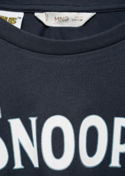 Dzieci MANGO Koszulki I Topy*Koszulka z długimi rękawami i nadrukiem Snoopiego