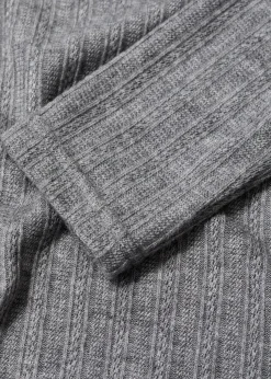 MANGO Koszulki*Koszulka z dzianiny pointelle z długimi rękawami