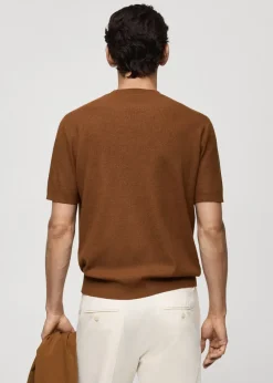 MANGO Kardigany I Swetry|Koszulki*Koszulka z dzianiny z fakturą