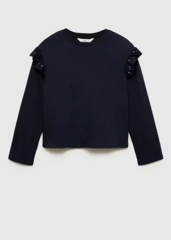 Dzieci MANGO Koszulki I Topy*Koszulka z falbanami i ćwiekami