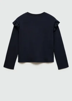 Dzieci MANGO Koszulki I Topy*Koszulka z falbanami i ćwiekami