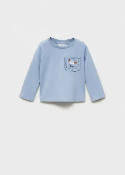 Dzieci MANGO Koszulki*Koszulka z kieszenią