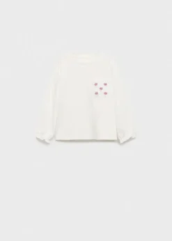 Dzieci MANGO Koszulki*Koszulka z kieszenią w kwiaty