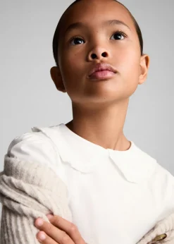 Dzieci MANGO Koszulki I Topy*Koszulka z kołnierzykiem babydoll