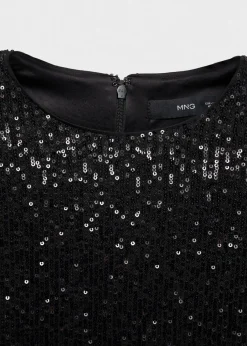 MANGO Koszulki*Koszulka z krótkim rękawem i cekinami