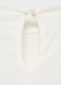 Dzieci MANGO Koszulki I Topy*Koszulka z krótkim rękawem z haftem