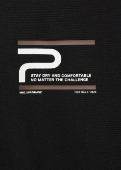 MANGO Koszulki*Koszulka z materiału comfort stretch z nadrukiem