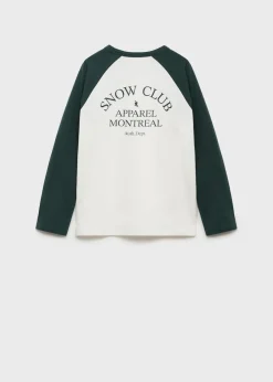 Dzieci MANGO Koszulki*Koszulka z mieszanki bawełny