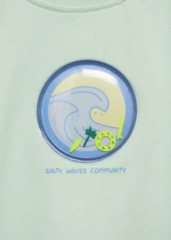 Dzieci MANGO Koszulki*Koszulka z nadrukiem i zdobieniem