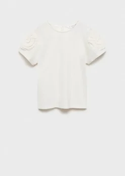 Dzieci MANGO Koszulki I Topy*Koszulka z nadrukiem i zdobieniem