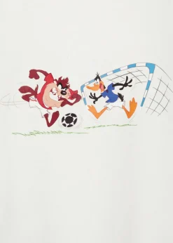 Dzieci MANGO Koszulki*Koszulka z nadrukiem Looney Tunes