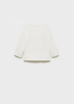 Dzieci MANGO Koszulki*Koszulka z nadrukiem z haftowanymi konturami