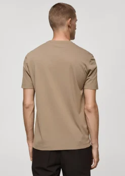 MANGO Koszulki*Koszulka z niegniotącej się tkaniny comfort strech