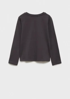 Dzieci MANGO Koszulki I Topy*Koszulka z wzorzystym detalem