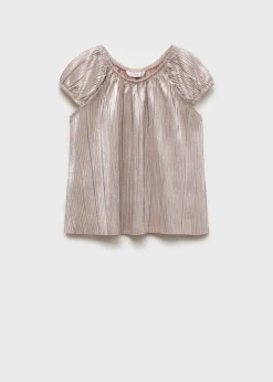 Dzieci MANGO Koszulki I Topy*Koszulka z zakładkami