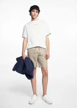 MANGO Koszulki*Koszulka ze wzorem i krótkimi rękawami