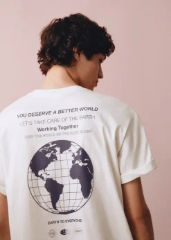 MANGO Koszulki*Koszulka ze wzorem i krótkimi rękawami